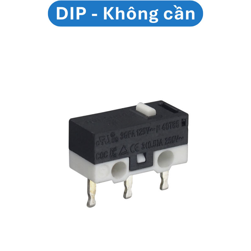(2 cái) Công tắc hành trình KW - 10 1A 125V chân cắm PCB, hàn dây