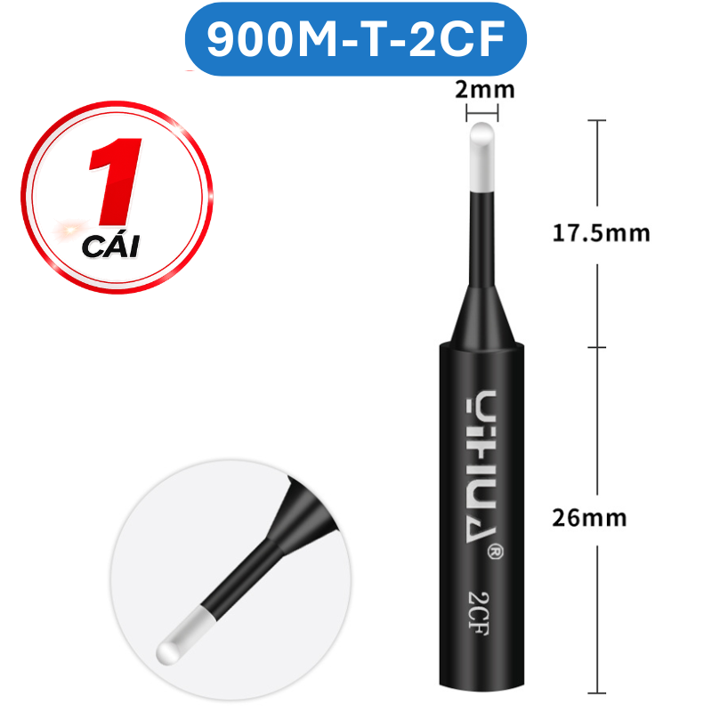 Mũi hàn Yihua 936 màu đen - 900M - T loại tốt
