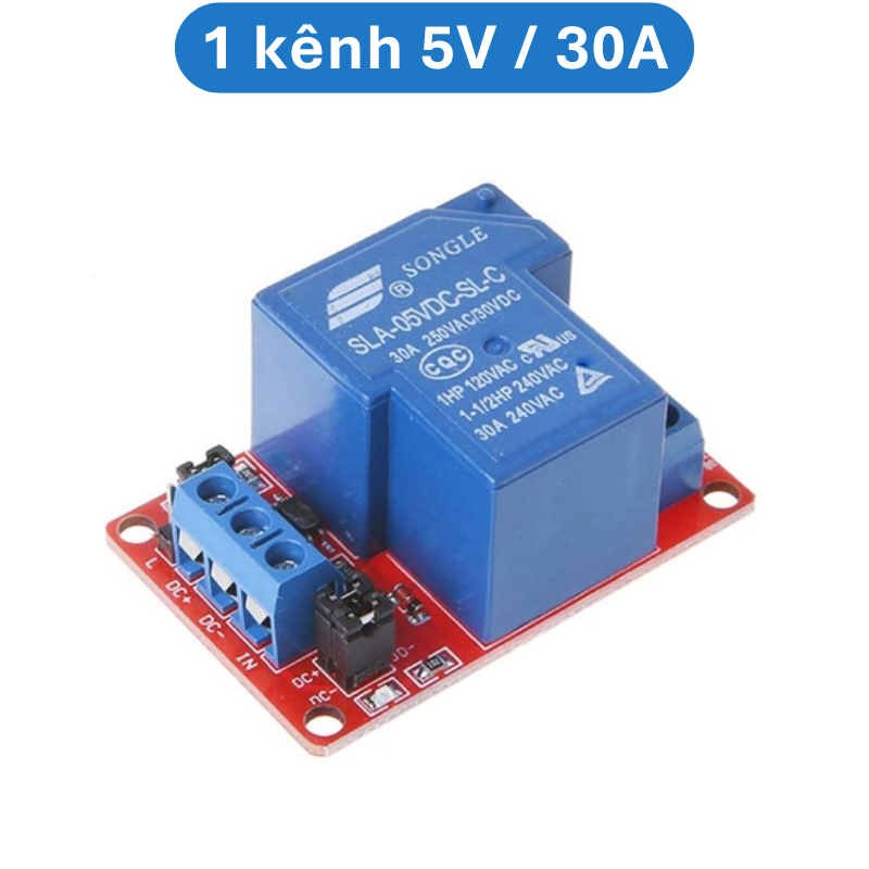 Mạch relay opto cách ly 1 - 8 kênh kích ( H/L) 5V/12V/24V - 10A/30A