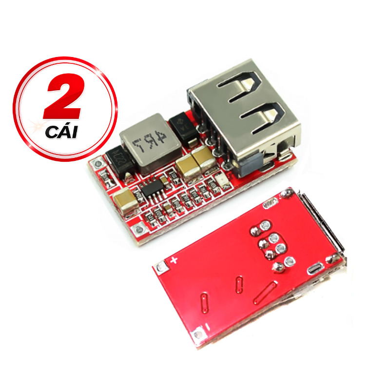 Mạch nguồn giảm áp 6 - 18VDC xuống 5V - chế sạc điện thoại