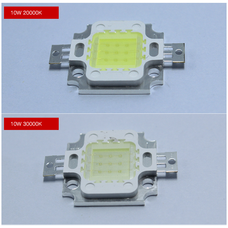 LED COB ánh sáng trắng mát công suất 12V 10W 600mA 10000K / 30000K