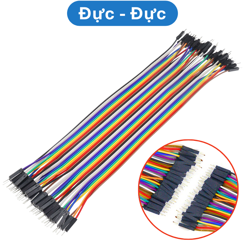 Dây bus 2.54 đủ màu 10 - 40cm ( 40 sợi 1 bus)