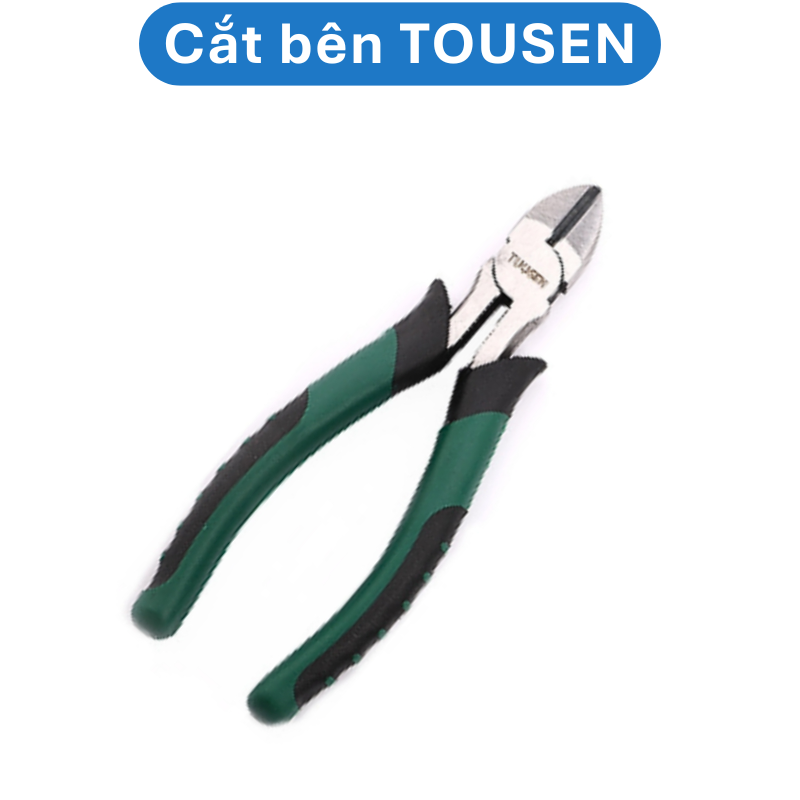 Kìm cắt dây, mũi kim, đầu bằng loại lớn SUPER đen vàng