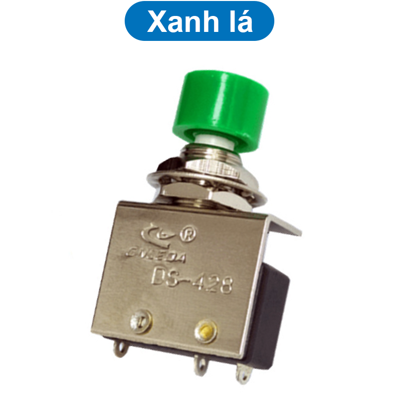 Nút nhấn nhả (reset) DS-428 3 chân 250V 6A