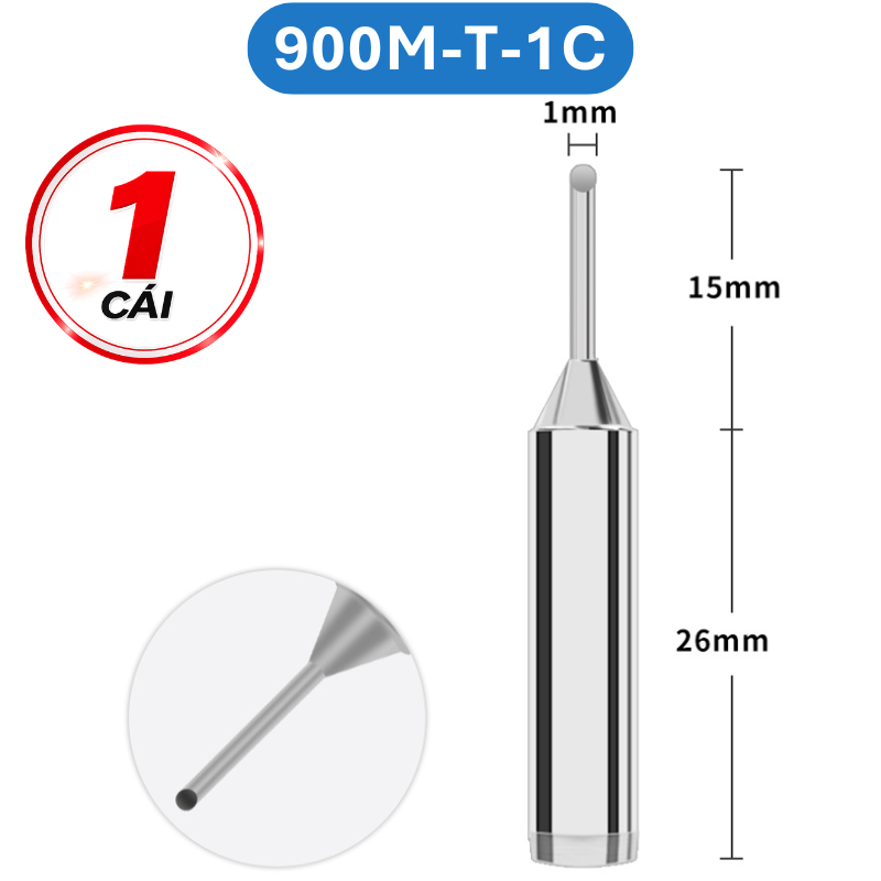 Mũi hàn Yihua màu bạc 900M - T loại tốt