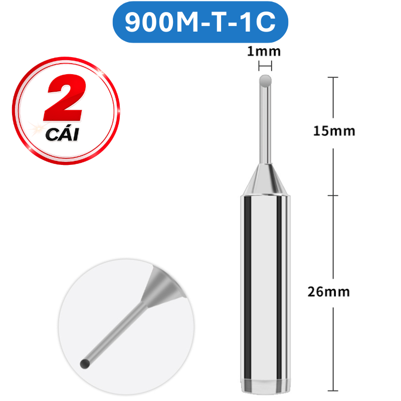 Mũi hàn Yihua màu bạc 900M - T loại tốt