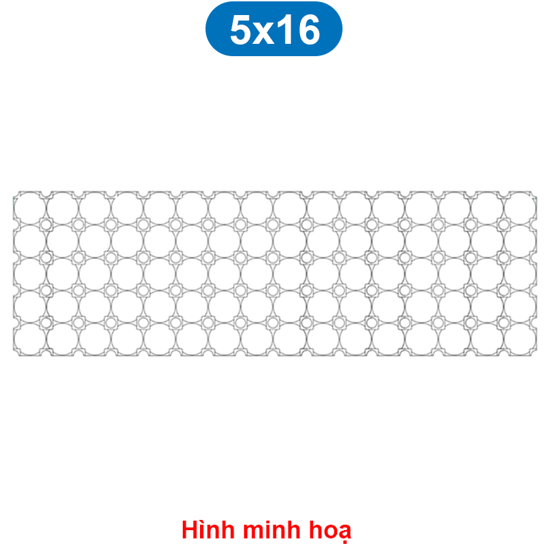 Khung cố định pin 18650 nhiều hàng (6 - 13 hàng) ghép khối lớn xe điện