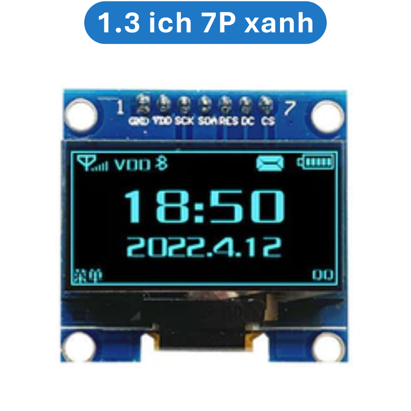 Màn hình LCD OLED giao tiếp I2C hoặc SPI