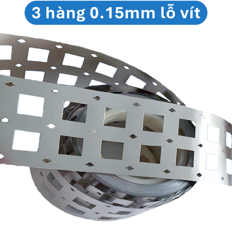 (1 mét) Kẽm hàn pin 32650 mạ niken 0.15mm