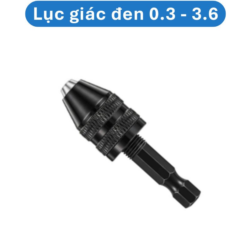 Đầu kẹp mũi khoan mini, Đầu chuyển đổi máy khoan chuôi lục giác