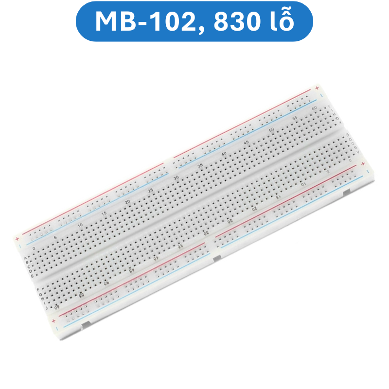 Breadboard lỗ cắm, bo cắm test linh kiện,mạch,học tập,…