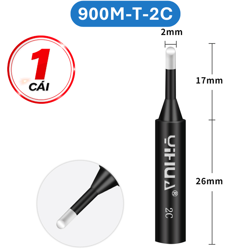 Mũi hàn Yihua 936 màu đen - 900M - T loại tốt