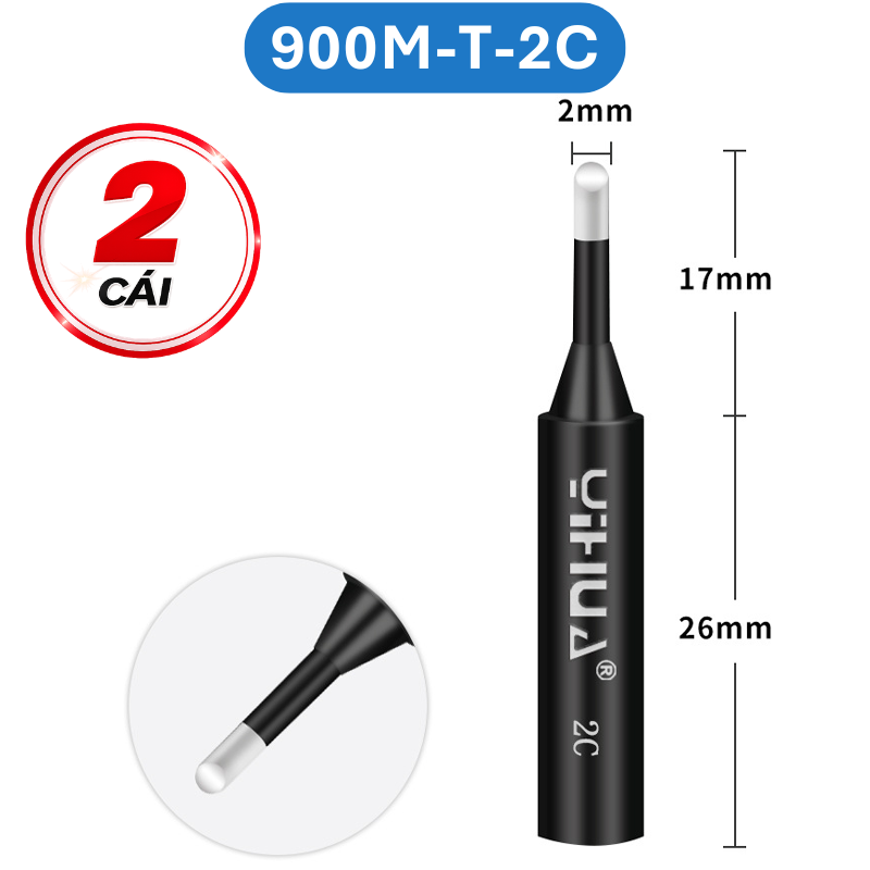 Mũi hàn Yihua 936 màu đen - 900M - T loại tốt