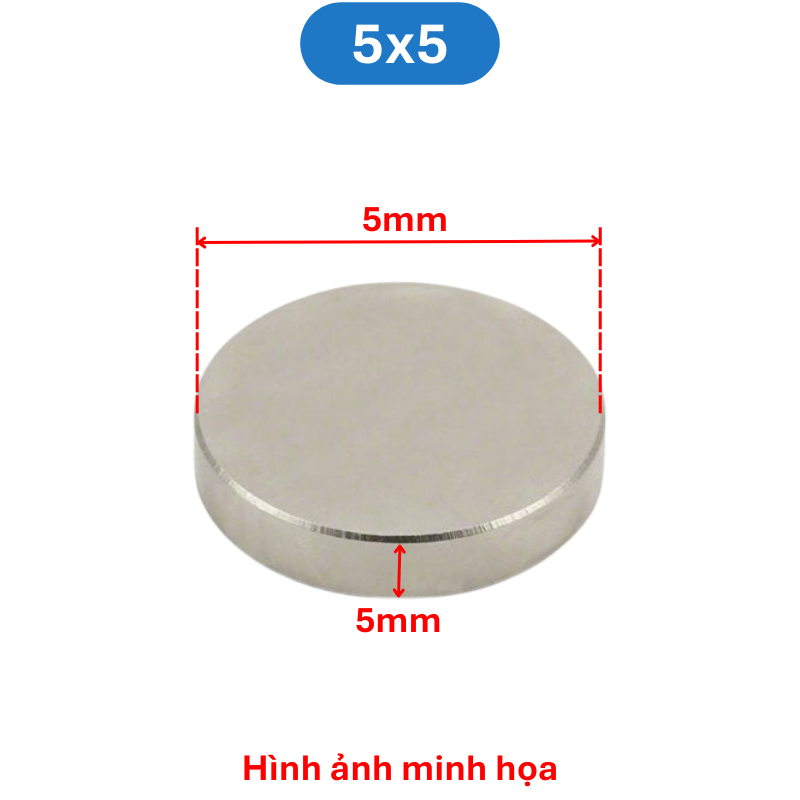Nam châm đất hiếm tròn không lỗ