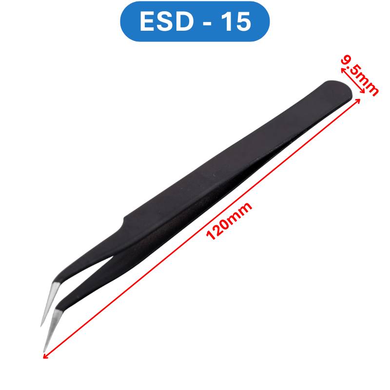 Nhíp gắp linh kiện, nhíp sửa chữa chống tĩnh điện ESD