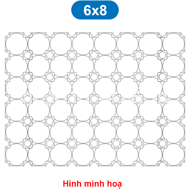 Khung cố định pin 18650 nhiều hàng (6 - 13 hàng) ghép khối lớn xe điện