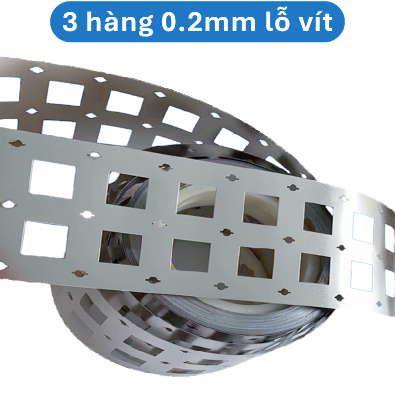 (1 mét) Kẽm hàn pin 32650 mạ niken 0.15mm