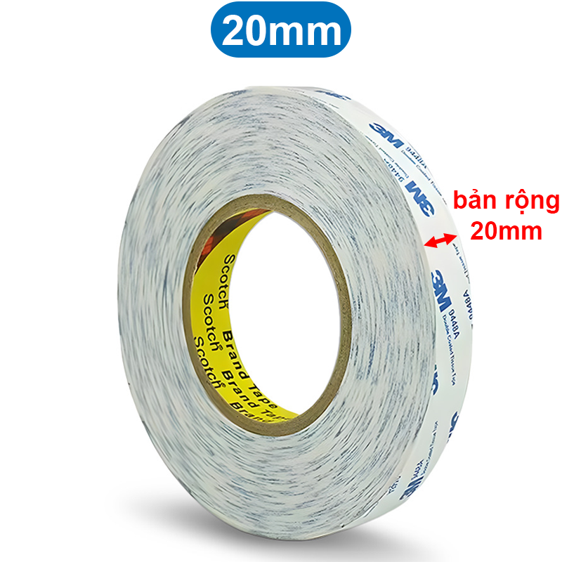 Băng keo tản nhiệt 3M màu đục, siêu dính chịu nhiệt 150 độ cuộn 10 mét