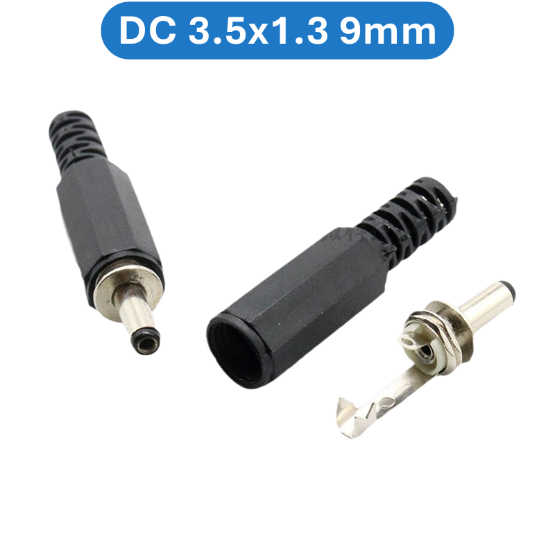 (5  Cái) Đầu nối nguồn, jack cắm đực nguồn DC