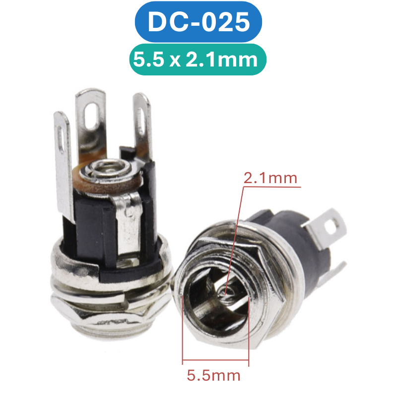 Đầu cái cắm nguồn, jack cái cắm nguồn DC