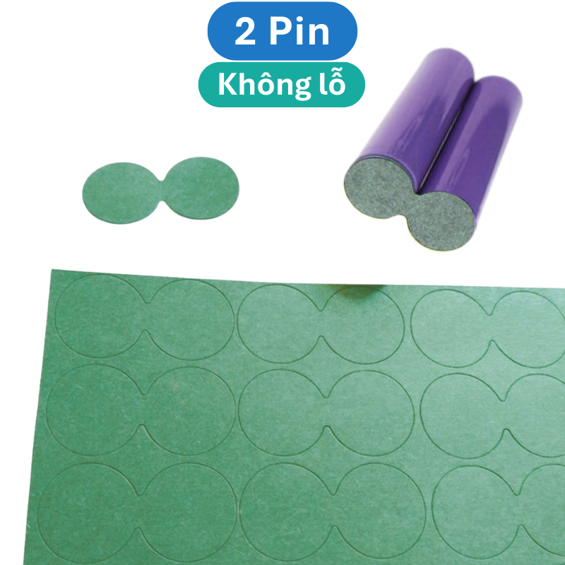 (50 miếng) giấy dán cách điện, cách nhiệt đầu pin 18650