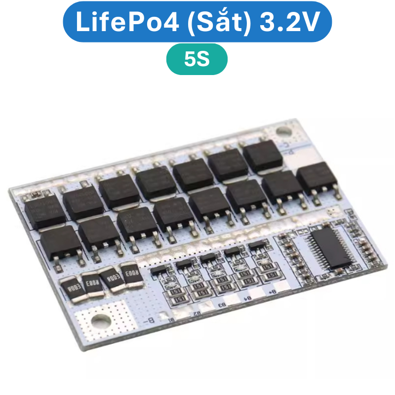 Mạch sạc bảo vệ pin lithium / pin sắt LifePo4 dùng cho khối pin 3S/4S/5S 100A