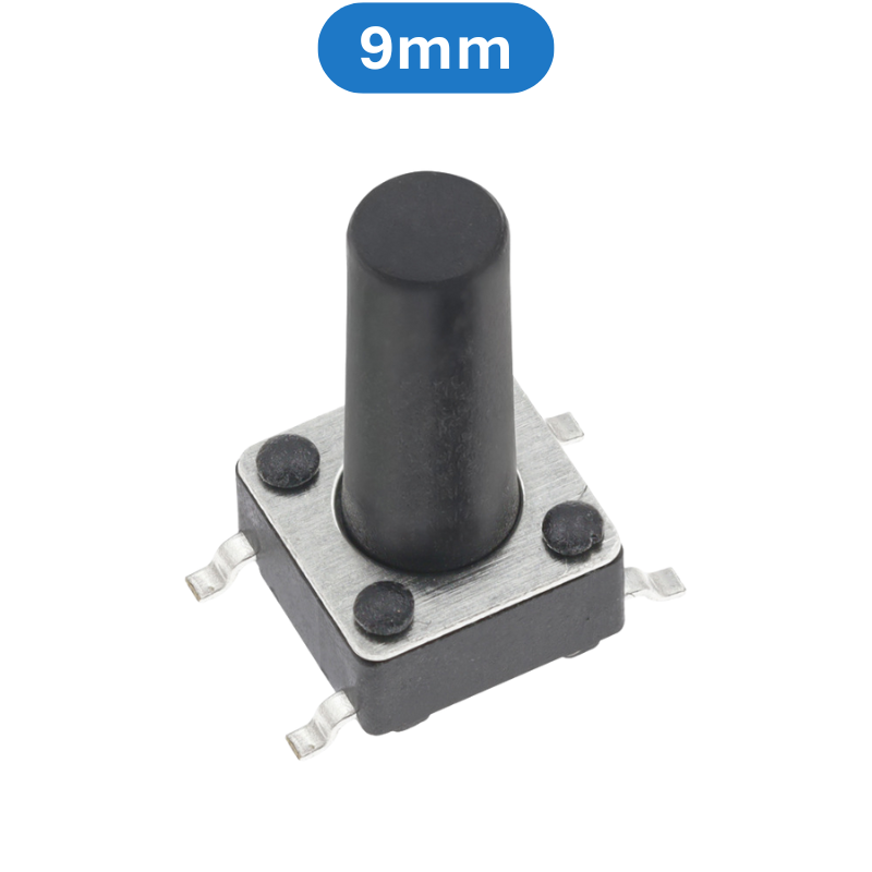 (20 Cái) Nút nhấn 6x6mm 4 chân dán SMD cao 4.3 - 15mm