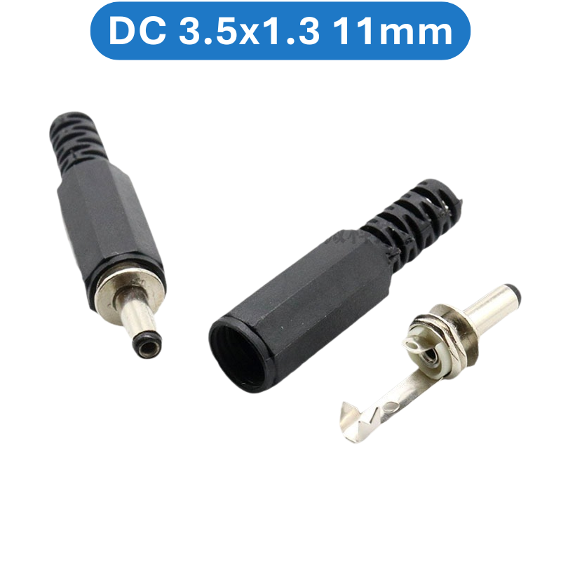 (5  Cái) Đầu nối nguồn, jack cắm đực nguồn DC