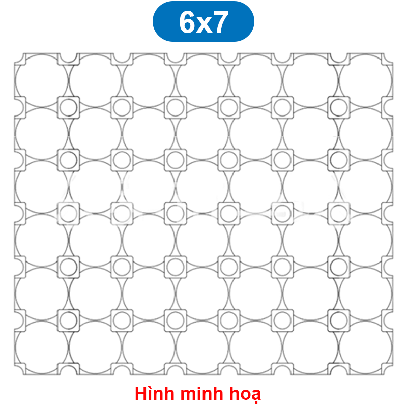 Khung cố định pin 18650 nhiều hàng (6 - 13 hàng) ghép khối lớn xe điện