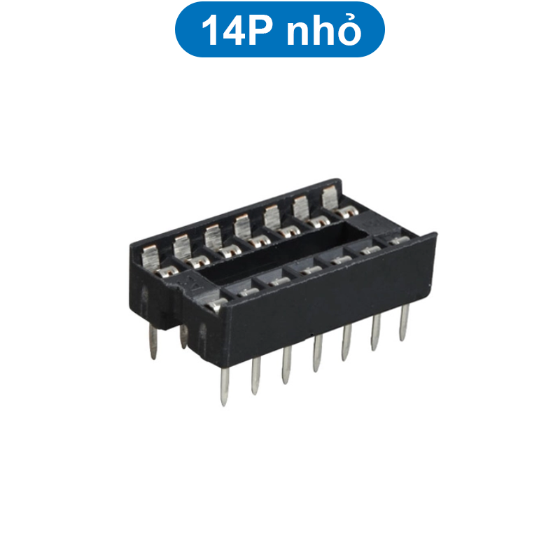 Đế IC chân vuông/tròn hai hàng 2.54mm 1A