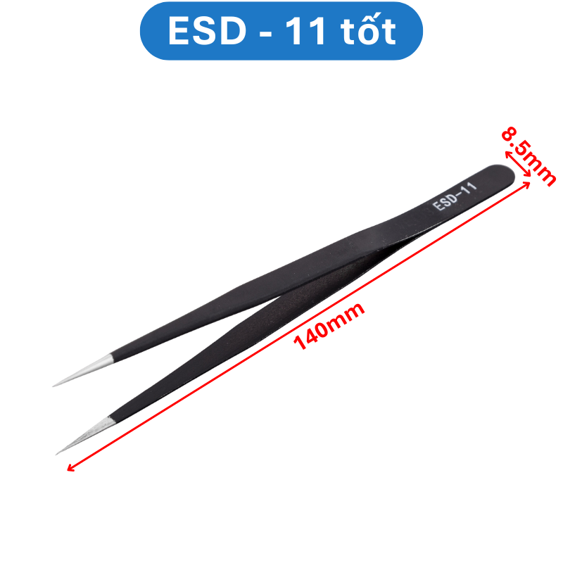 Nhíp gắp linh kiện, nhíp sửa chữa chống tĩnh điện ESD