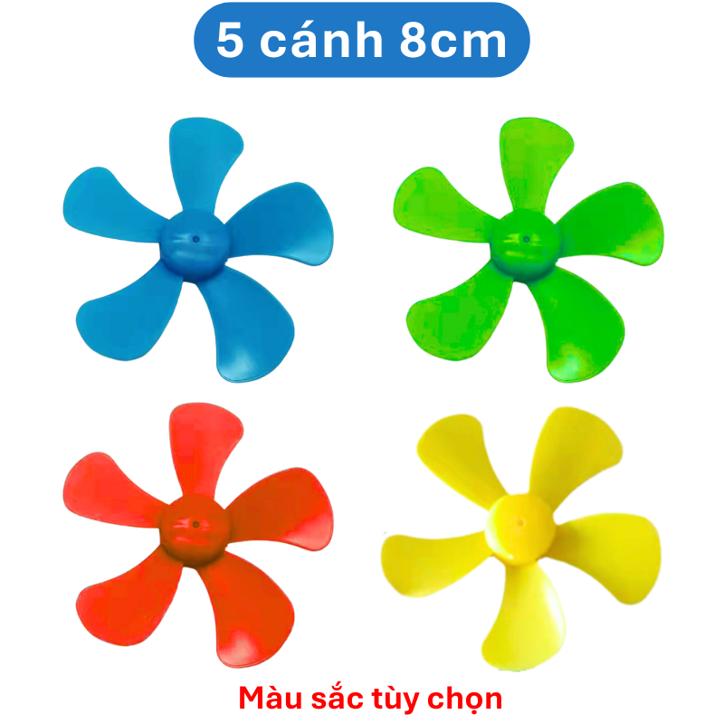 (10 cái) Cánh quạt mini 3 cánh 4 cánh 30mm ... 120mm trục 2mm bằng nhựa rất bền dùng DIY Stem Steam