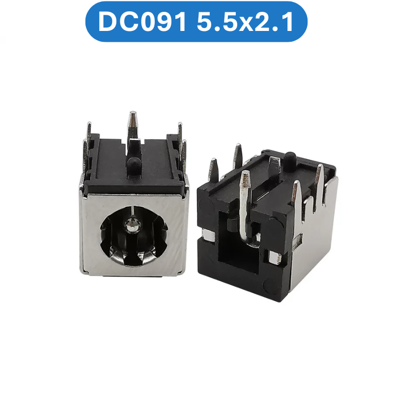 Đầu cái cắm nguồn, jack cái cắm nguồn DC chân hàn PCB