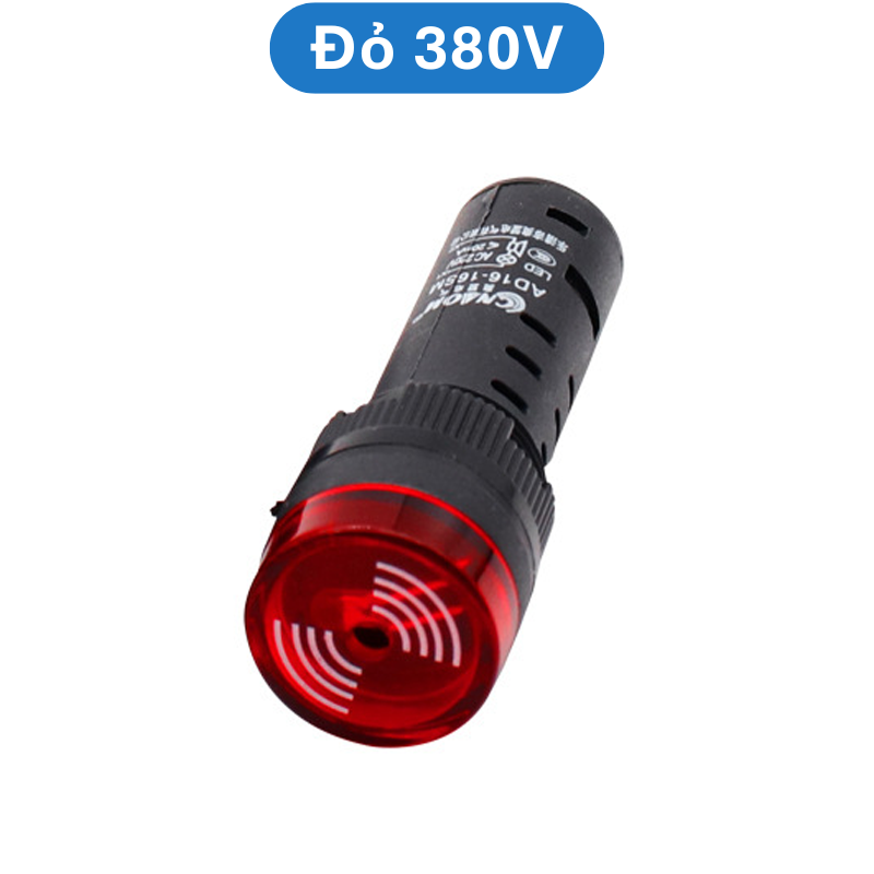 Đèn còi báo AD16 - 16SM lỗ khoét 16mm điện áp 12V, 24V, 220V, 380VAC