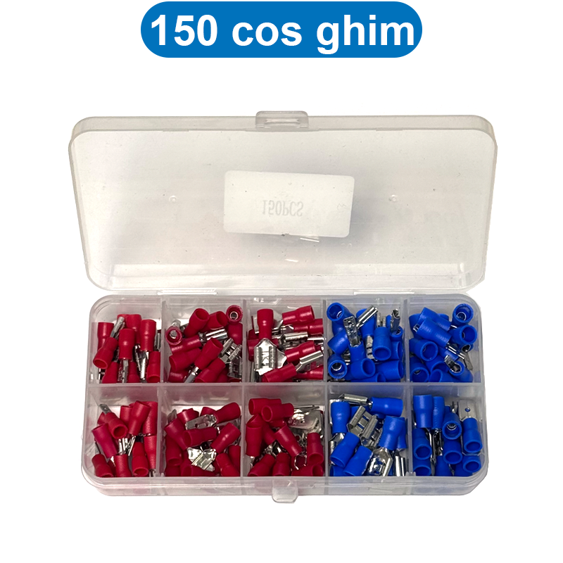 Hộp đầu cos đủ loại, cos ghim, nhét, Y, tròn, nối T, xoắn tiện dụng