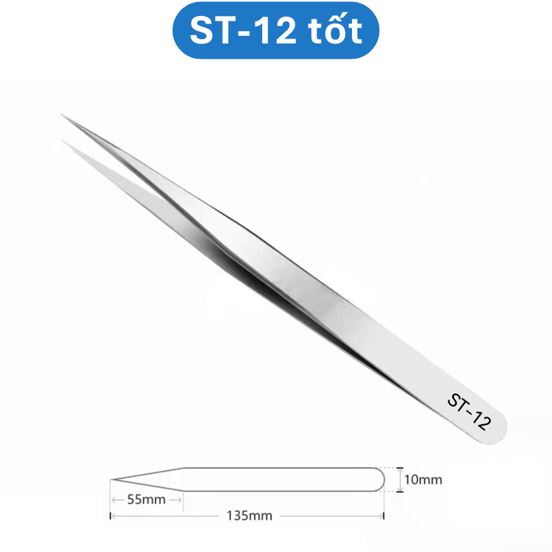 Nhíp gắp linh kiện, nhíp sửa chữa ST thường / tốt