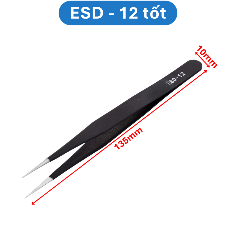 Nhíp gắp linh kiện, nhíp sửa chữa chống tĩnh điện ESD