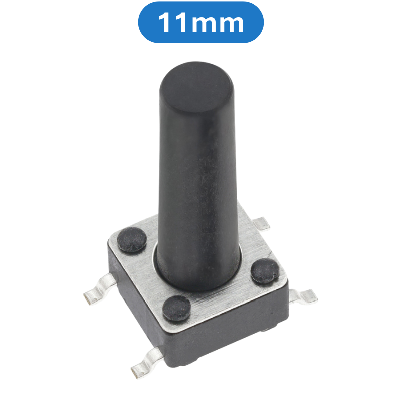 (20 Cái) Nút nhấn 6x6mm 4 chân dán SMD cao 4.3 - 15mm