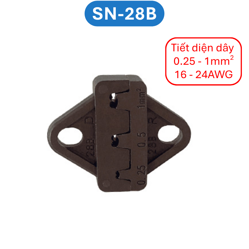 Kìm bấm Cos SN-58B, các loại đầu bấm cos (Dupont2.54, XH2.54, PH2.0, SM2.54, 5556, 5557, VH3.96 ...)
