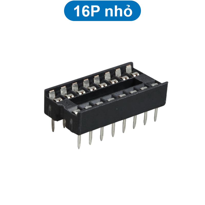 Đế IC chân vuông/tròn hai hàng 2.54mm 1A