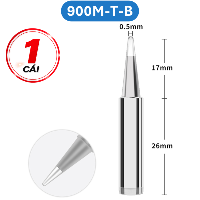 Mũi hàn Yihua màu bạc 900M - T loại tốt