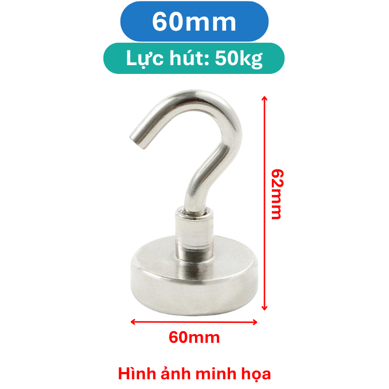 Nam châm móc treo đồ siêu hút