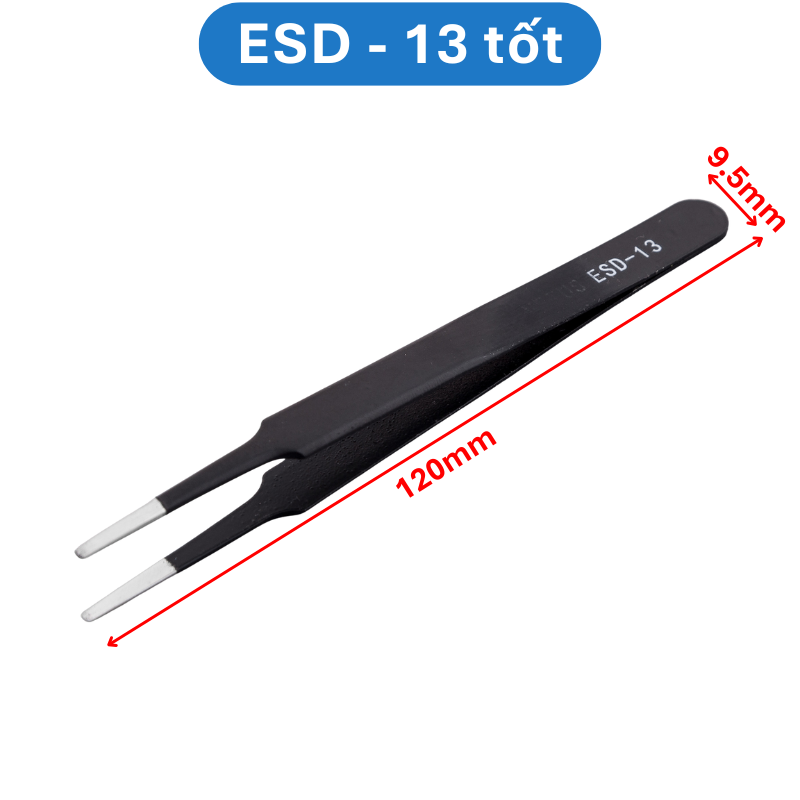 Nhíp gắp linh kiện, nhíp sửa chữa chống tĩnh điện ESD