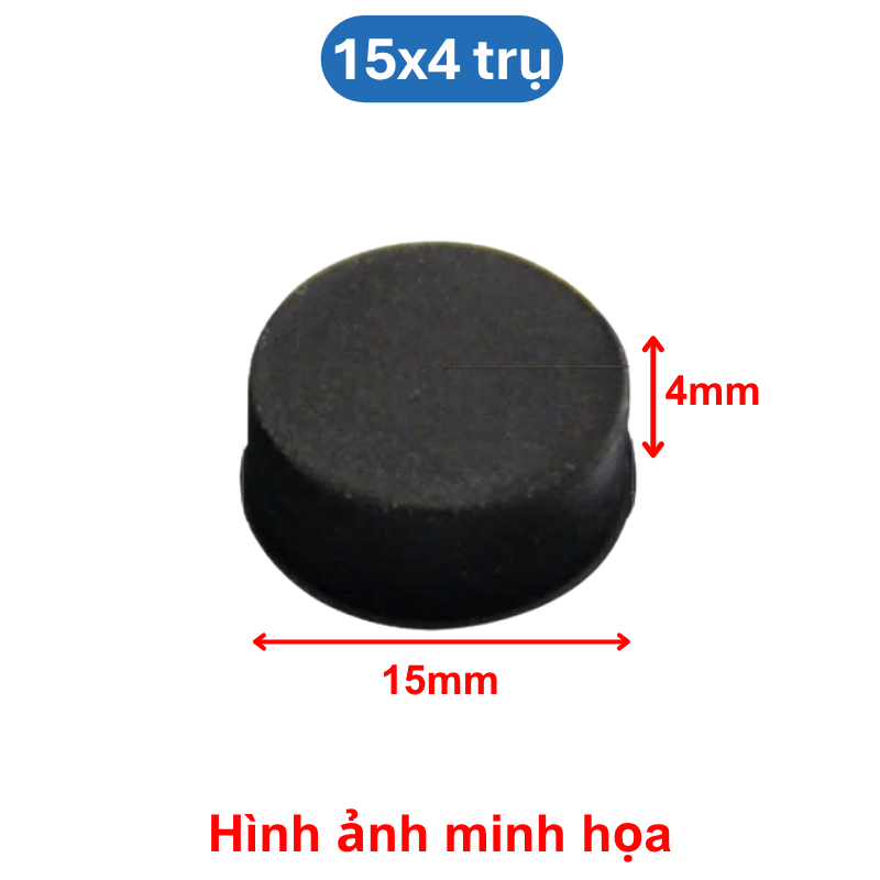 (4 cái) Nút đệm chống rung trượt, đế dán silicon tròn chống trượt