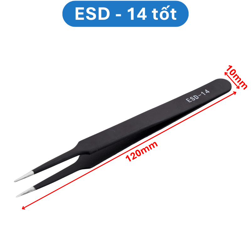 Nhíp gắp linh kiện, nhíp sửa chữa chống tĩnh điện ESD