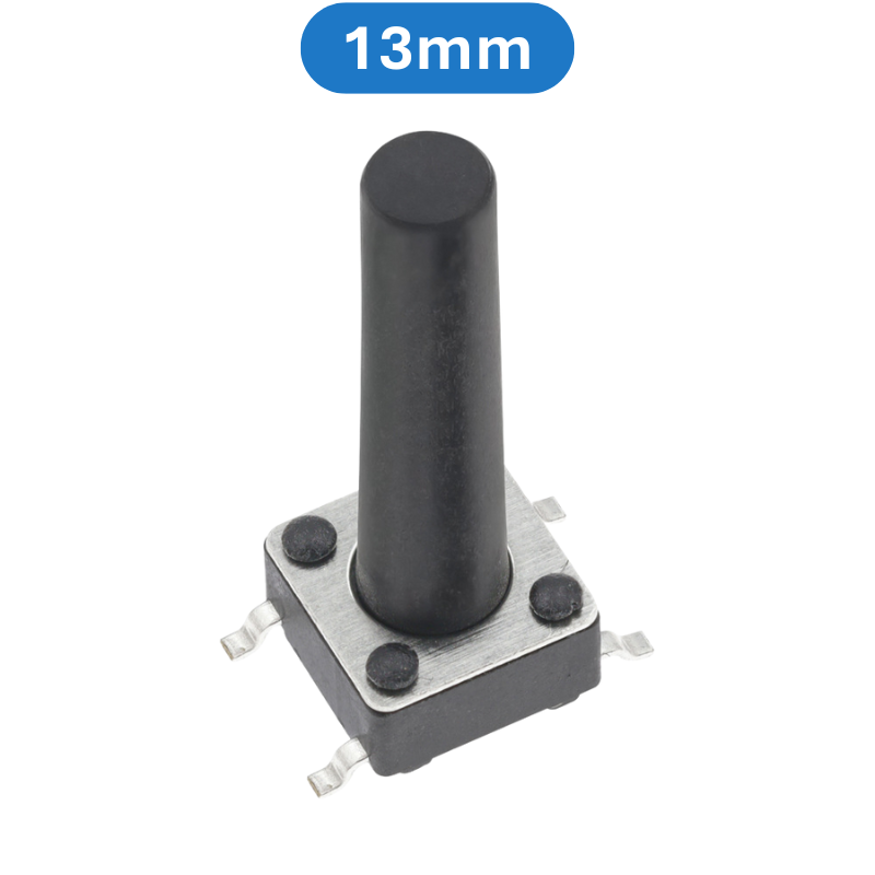 (20 Cái) Nút nhấn 6x6mm 4 chân dán SMD cao 4.3 - 15mm