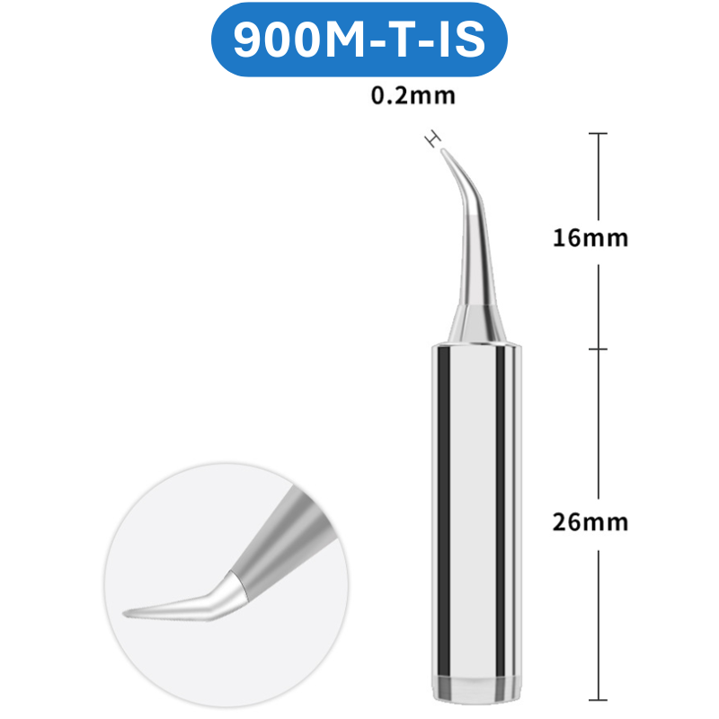 Mũi hàn Yihua màu bạc 900M - T loại tốt
