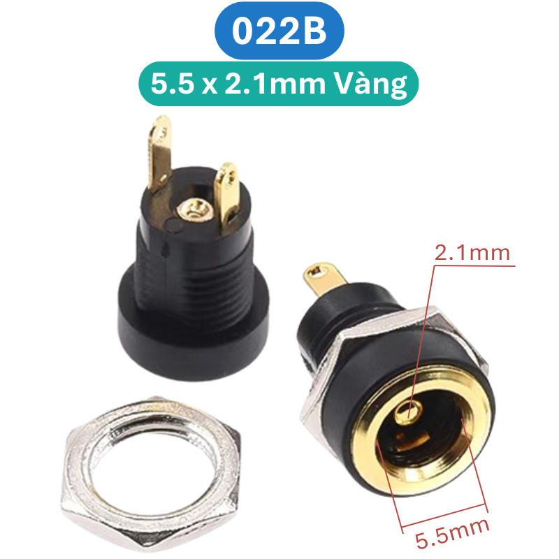 Đầu cái cắm nguồn, jack cái cắm nguồn DC