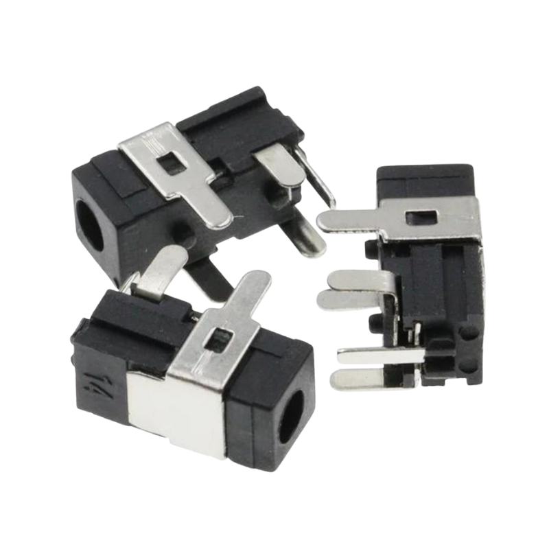 Đầu cái cắm nguồn, jack cái cắm nguồn DC chân hàn PCB