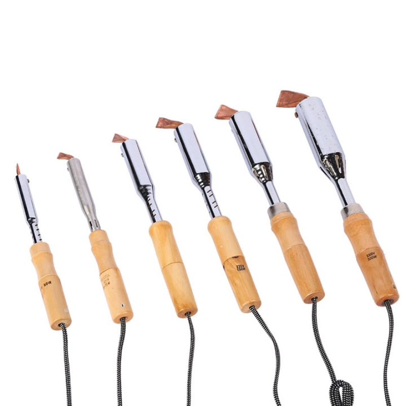 Mỏ hàn cán gỗ chuyên dụng cho mối hàn to đủ công suất 75W - 300W